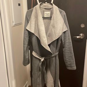 A&F wool blend coat - size large